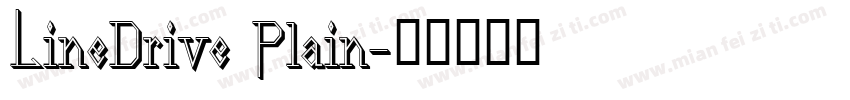 LineDrive Plain字体转换